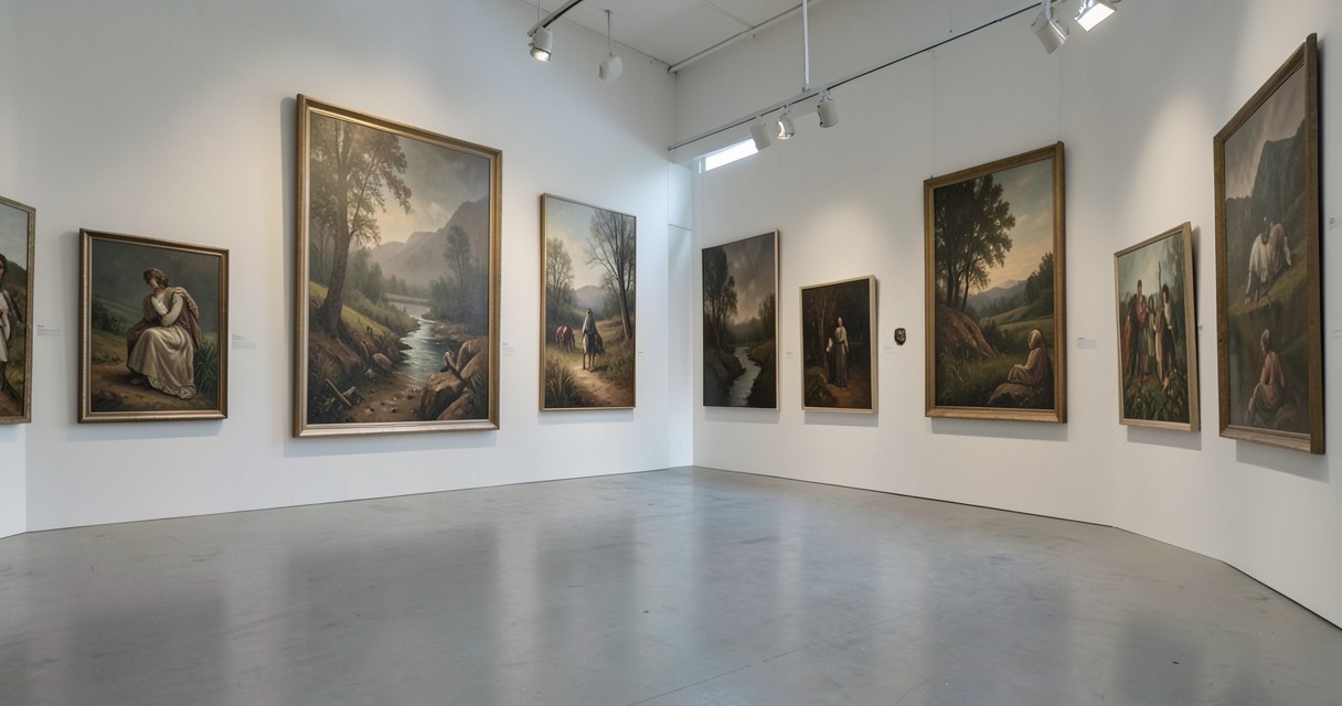Curating an art collection conceptually