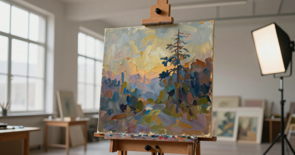 How artists present work online