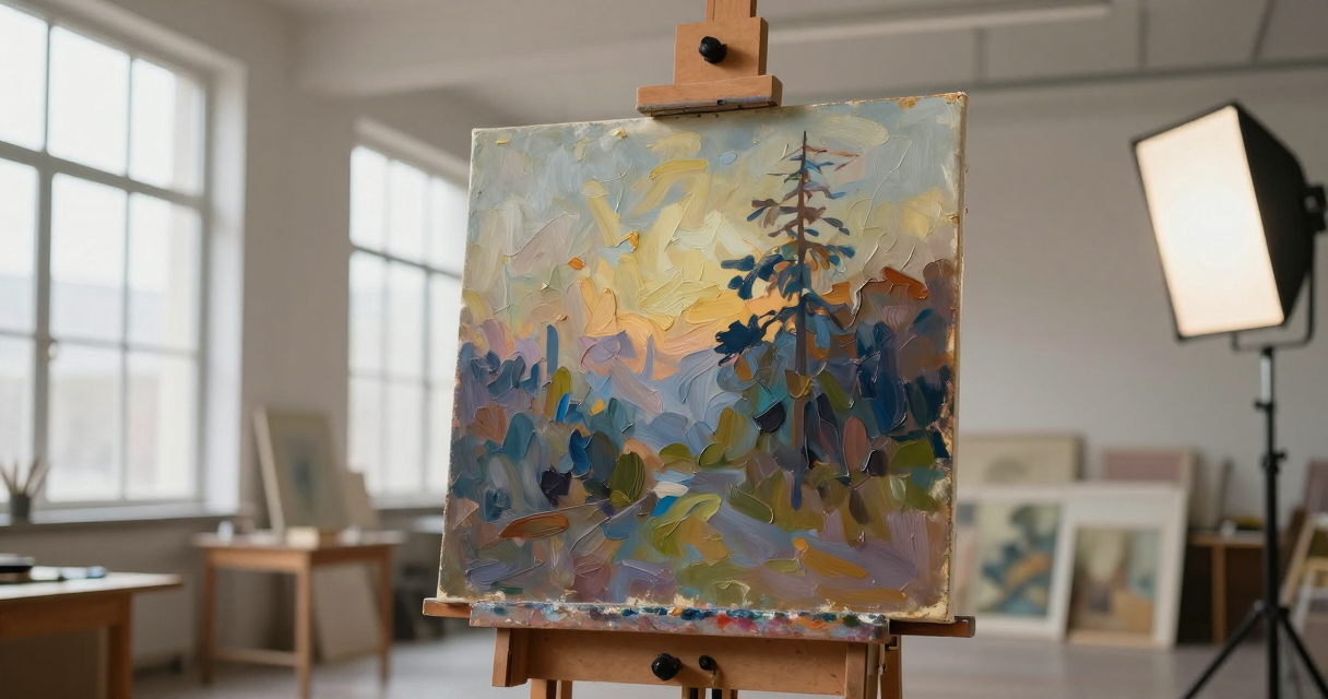 How artists present work online