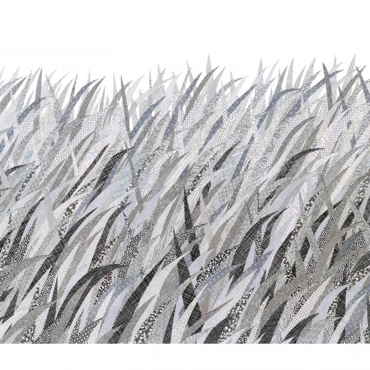 Security Grass in Grayscale