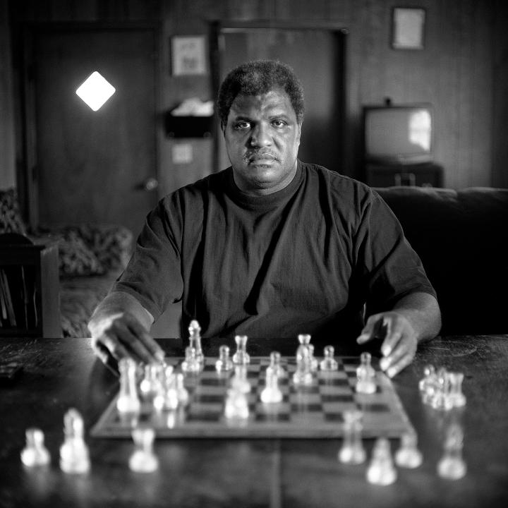 Rev. Earl Hall Plays Chess